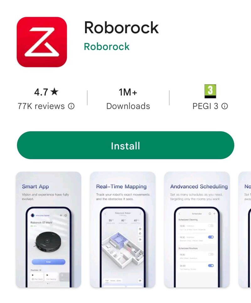 Roborock App in the App Store.